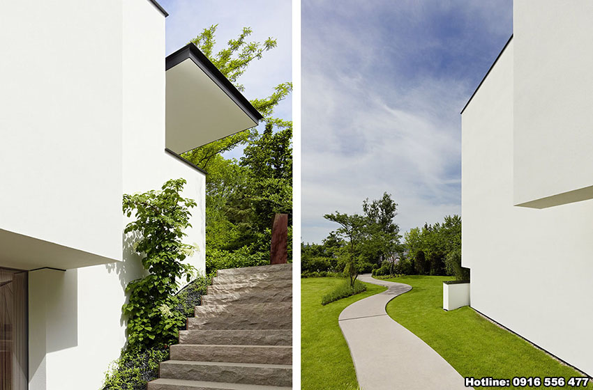  Thiết kế nhà ở hiện đại với không gian xanh mát